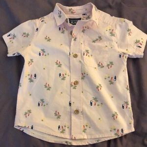 Toddler boy button up shirt